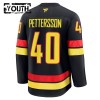 Vancouver Canucks Dresy Fanatics Premium Elias Pettersson 2024-25 Černá Třetí - Dětské